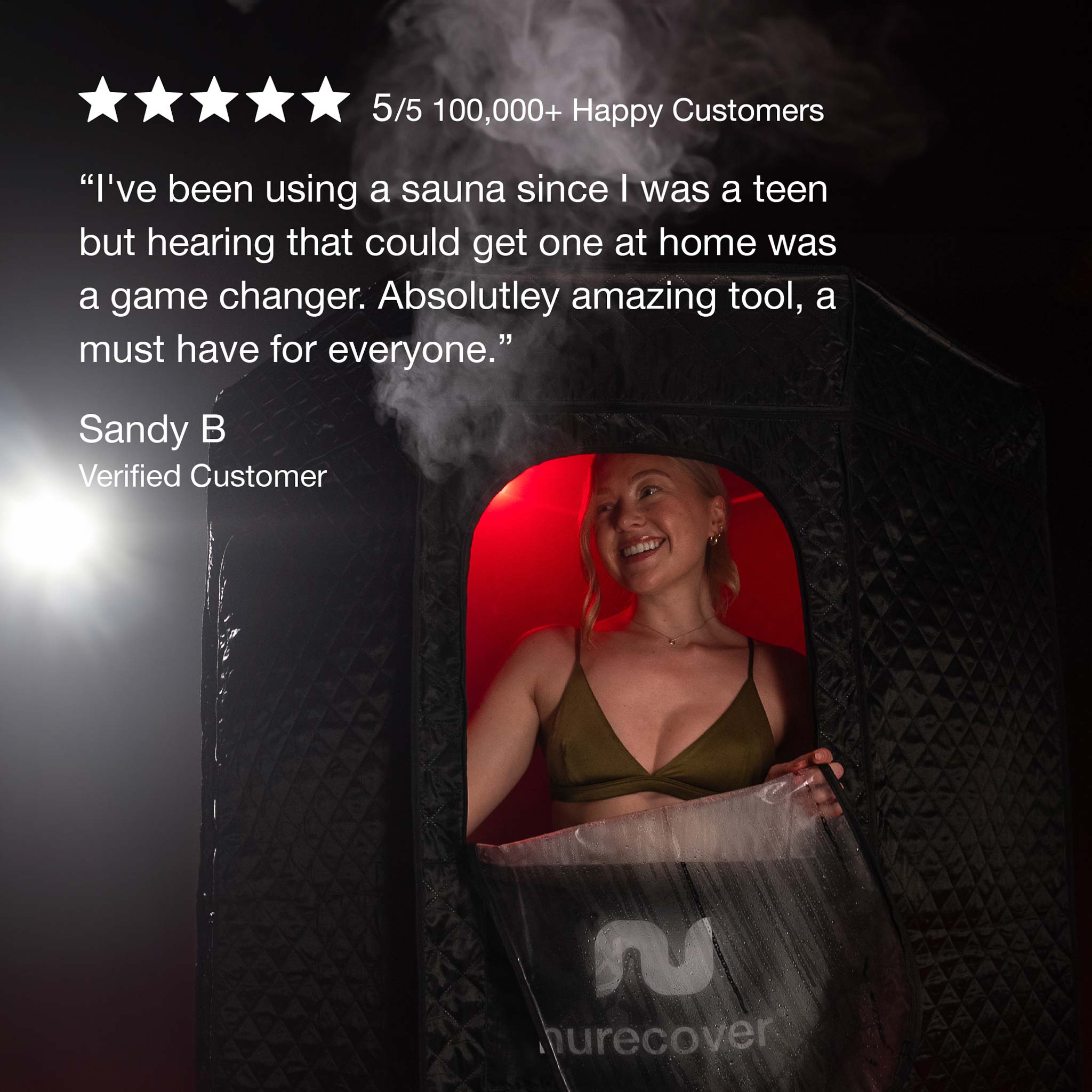 nurecover Tropic® Home Sauna + Mise à la terre - nurecover