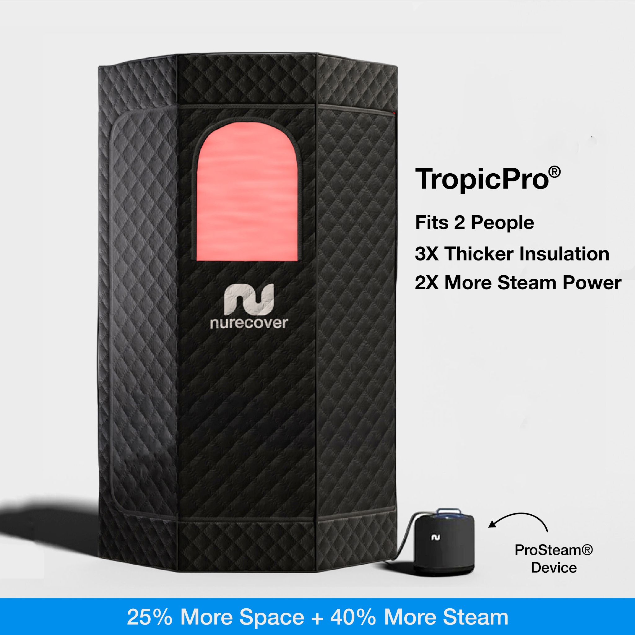 nurecover Tropic® Home Sauna + Mise à la terre - nurecover