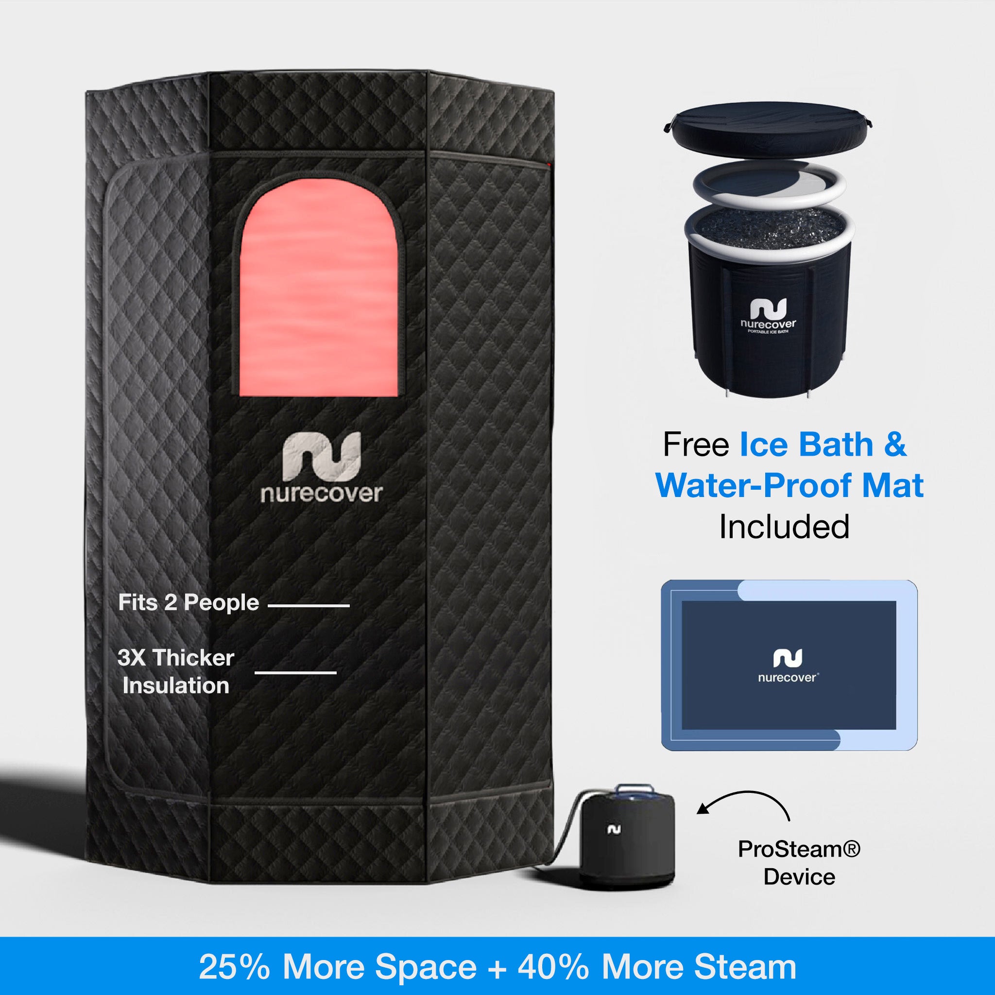 nurecover Tropic® Home Steam Sauna - FB (Copie) - nurecover