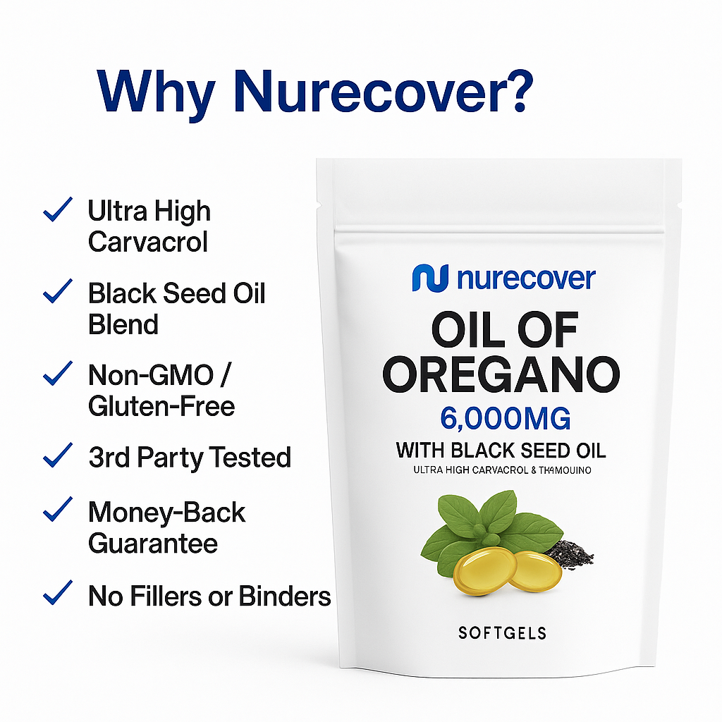 Nurecover® Huile d'Origan Softgels